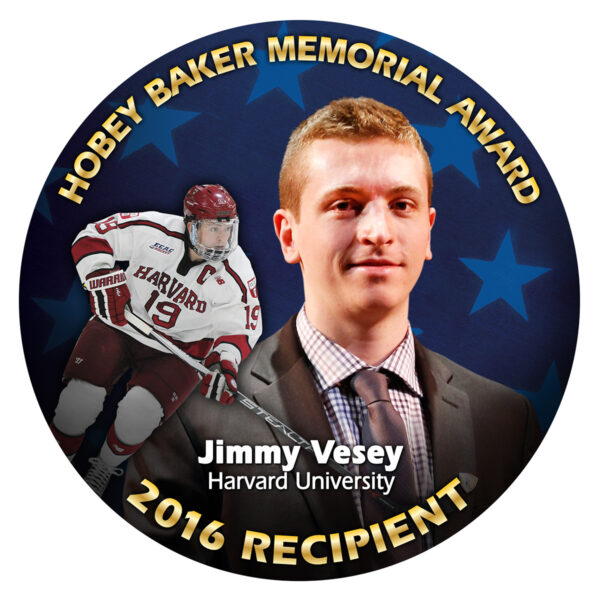 2016 Winner Puck - Jimmy Vesey