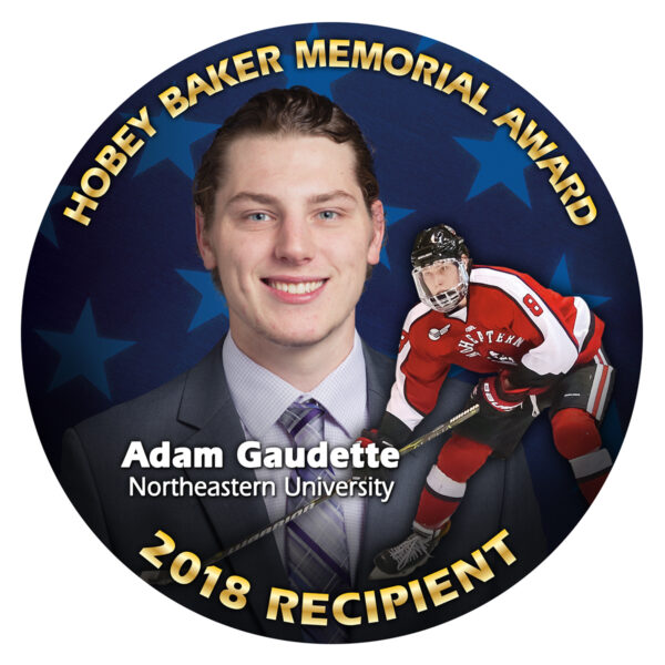 2018 Winner Puck - Adam Gaudette
