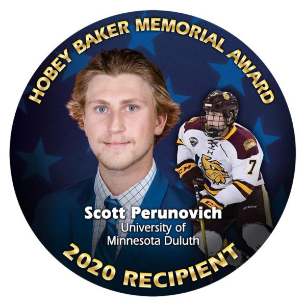 2020 Winner Puck - Scott Perunovich