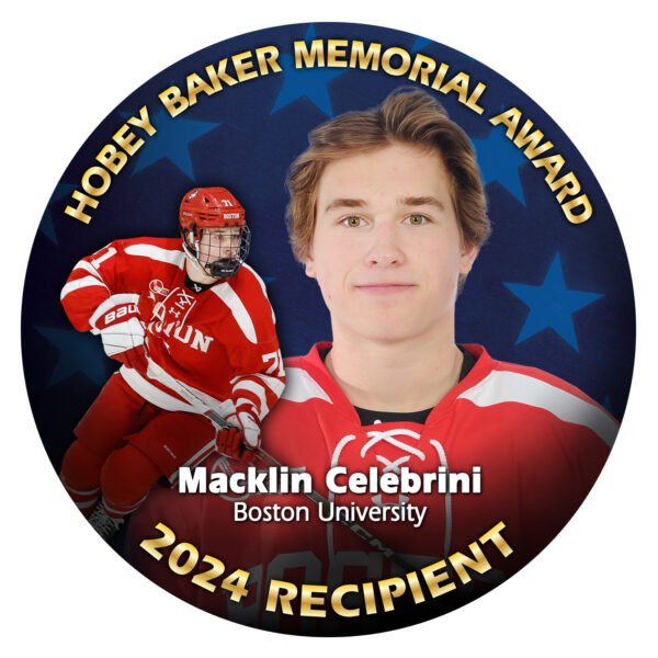 2024 Winner Puck - Macklin Celebrini