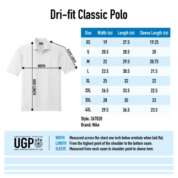 Nike Golf Dri Fit Classic Sport Shirt -- Black - Image 2
